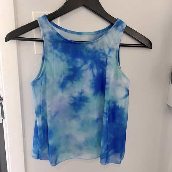 ZARA Tie-Dye Tulle T-Shirt - Picture 8 of 8